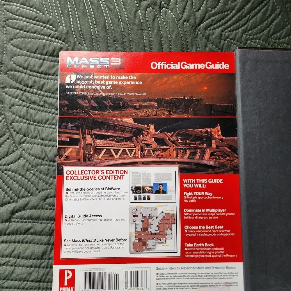 Mass Effect 3 Collectors Edition Hardcover‎ N7 Prima Game Strategy Guide